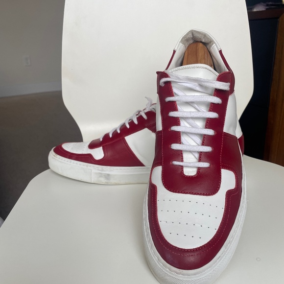Common Projects sneakers-cherry red and white MEN’s size 47 - Picture 1 of 8